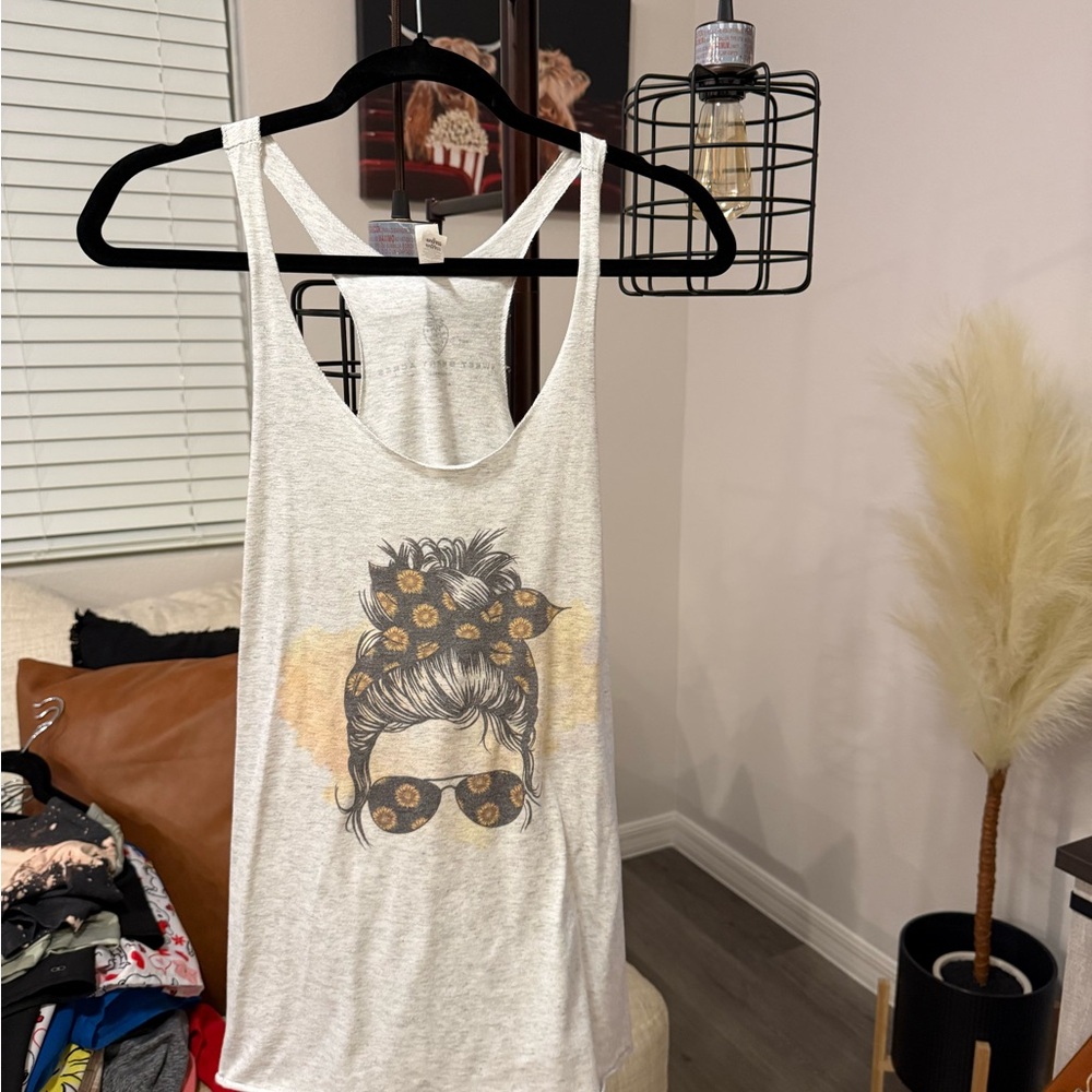 Next Level Apparel Light Gray Tank Top